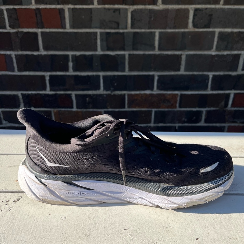 Hoka One One Black Clifton Running Shoes Women’s Size 8.5 - Picture 11 of 14